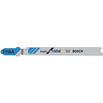 

BOSCH Pilový plátek do kmitací pily 5 ks T118A 2.608.631.013