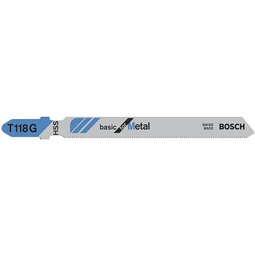 

BOSCH Pilový plátek do kmitací pily 3 ks T118G 2.608.631.674