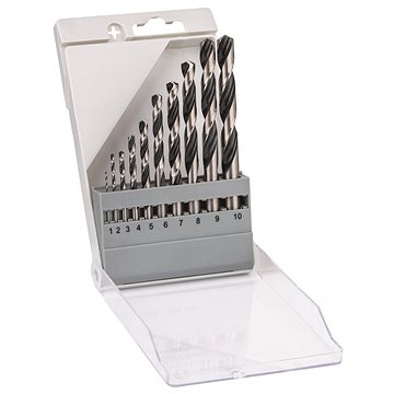 

BOSCH Sada spirálových vrtáků HSS PointTeQ 1–10 mm, 10 kusů 2.608.577.348