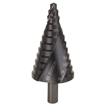

BOSCH Stupňovitý vrták HSS-AlTiN 6 - 39 mm, 10,0 mm, 93,5 mm 2.608.588.068