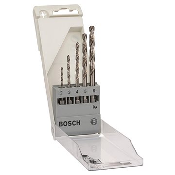 

BOSCH Sada spirálových vrtáků do kovu HSS-G, DIN 338 2–6 mm, 5 kusů 2.608.595.517