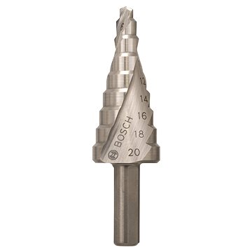 

BOSCH Stupňovitý vrták HSS 4 - 20 mm, 8,0 mm, 70,5 mm 2.608.597.519