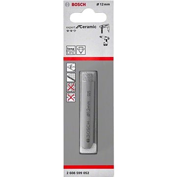 

BOSCH Diamantové spirálové vrtáky Expert for Ceramic 12 mm 2.608.599.052