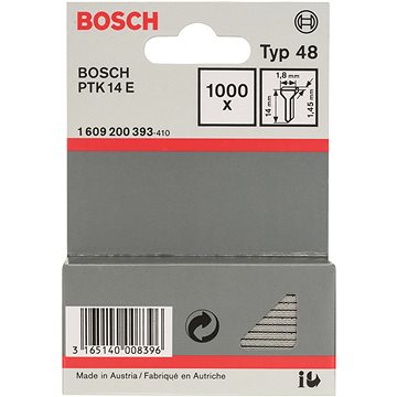 

BOSCH Hřebíčky, typ 48 1,8 × 1,45 × 14 mm 1.609.200.393