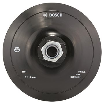 

BOSCH Opěrný talíř s upínacím systémem se suchým zipem, 115 mm 2.608.601.076