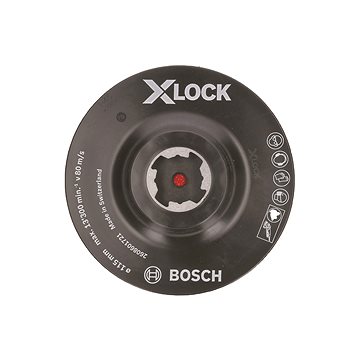 

BOSCH Opěrný talíř systému X-LOCK s upínacím systémem se suchým zipem, 115 mm 2.608.601.721