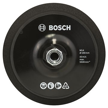 

BOSCH Opěrný talíř M14 průměr 150 mm 2.608.612.027