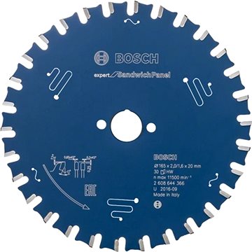 

BOSCH Pilový kotouč EX SH H 165 × 20-30 2.608.644.366
