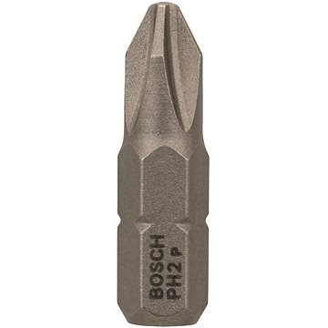 

BOSCH Bit PH2 25 mm, šestihranná stopka 1/4" ISO 1173 C6.3, mimořádně tvrdý 2.608.521.219