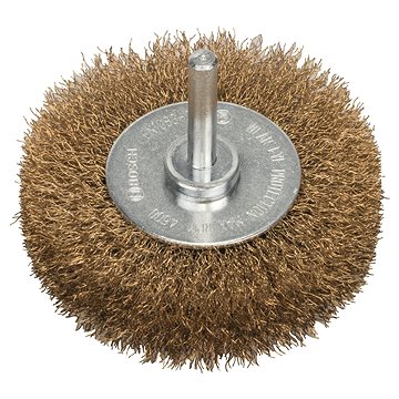 

BOSCH Kotoučový drátěný kartáč, zvlněný drát, 75 × 0,2 mm, mosazný povrch 2.608.622.054