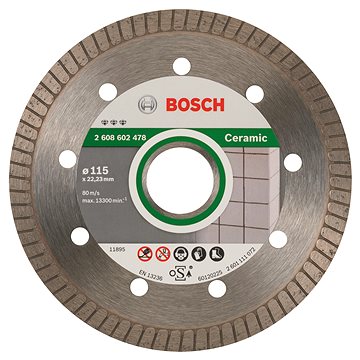 

BOSCH Best for Ceramic Extra-Clean Turbo 115 × 22,23 × 1,4 × 7 mm 2.608.602.478