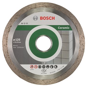 

BOSCH Diamantový dělicí kotouč Standard for Ceramic 125 x 22,23 x 1,6 x 7 mm 2.608.603.232