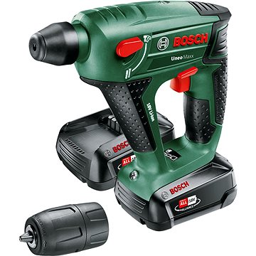 

BOSCH Vrtací kladivo AKU Uneo Maxx 18 Li, 2x 2,5Ah 0.603.952.327