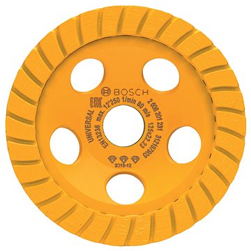 

BOSCH Diamantový hrncový kotouč Best for Universal Turbo 125 x 22,23 x 5 mm 2.608.201.231