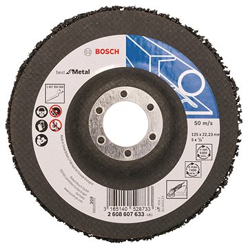 

BOSCH Čisticí kotouč N377, Best for Metal 125 mm, 22,23 mm, SiC 2.608.607.633