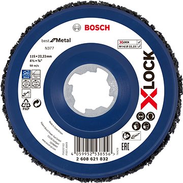 

BOSCH X-LOCK čisticí kotouč N377 Metal 115 mm 22,23 mm 2.608.621.832