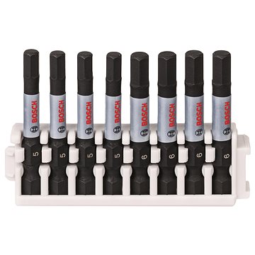 

BOSCH Souprava nástavců Impact Control Power Bit, 8 kusů, 4×H5; 4×H6 2.608.522.332