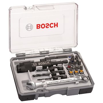 

BOSCH 20dílná sada šroubovacích bitů Drill&Drive PH2; PH2; PZ2; SL5; H4; H5; T15; T20; T25 2.607.002