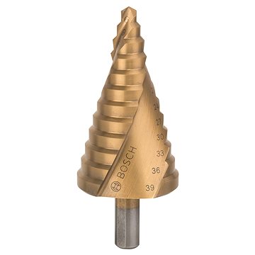 

BOSCH Stupňovité vrtáky HSS-TiN 6 - 39 mm, 10,0 mm, 93,5 mm 2.608.587.431