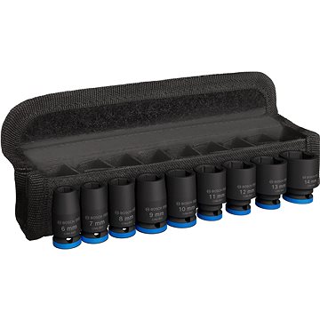 

BOSCH PRO Impact Socket Set, 1”, standardní, 9 ks