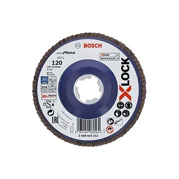 

BOSCH X-LOCK Lamelové brusné kotouče Best for Metal systému 2.608.619.212