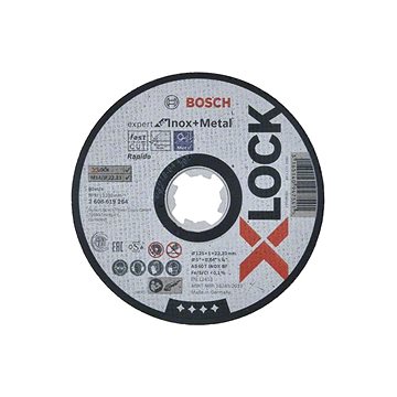 

BOSCH X-LOCK Plochý řezací kotouč Expert for Inox+Metal systému 2.608.619.264