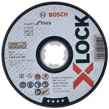 

Bosch X-LOCK Plochý řezací kotouč Expert for Inox systému 2.608.619.265