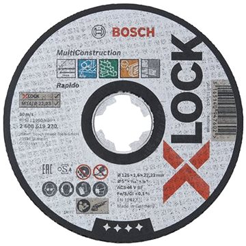 

BOSCH X-LOCK Plochý řezací kotouč Multi Material systému 2.608.619.270