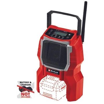 

EINHELL Rádio AKU TC-RA 18 Li BT Solo, 3408017 (bez AKU)