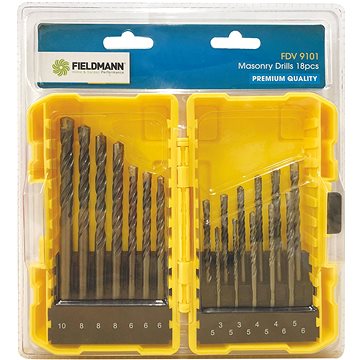 

FIELDMANN Sada vrtáků do zdiva 18 ks FDV 9101