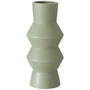 

Boltze Home Dekorační váza z kameniny Sybil 30 cm olivová