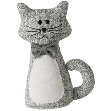 

Boltze Home Dveřní zarážka ve tvaru kočky, KITTY, šedá