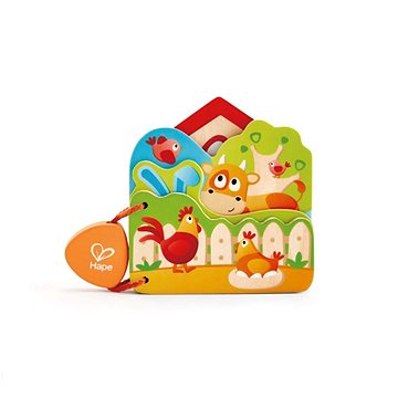 

Hape Dřevěná knížka Zvířátka z farmy