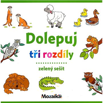 

Dolepuj tři rozdíly - zelený sešit 3 +