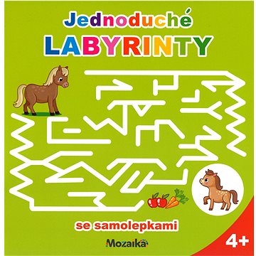 

Infoa Jednoduché labyrinty se samolepkami, zelený sešit