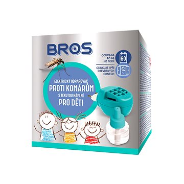 

BROS elektrický proti komárům pro děti 60 nocí 40 ml