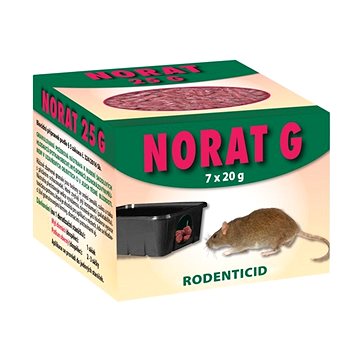 

PELGAR Rodenticid NORAT 25 G - granule, 7 x 20 g