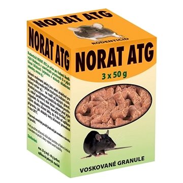 

PELGAR Rodenticid NORAT ATG - granule, 3 x 50 g