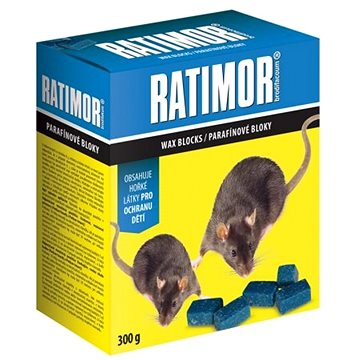 

UNICEHM Rodenticid RATIMOR - parafínové bloky, 300 g