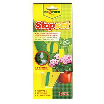 

PROPHER Stopset žluté šipky proti muškám na pokojových rostlinách