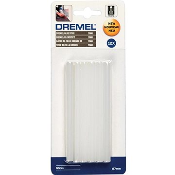 

DREMEL Tyčinky do tavné pistole, transparentní, 7 mm, 12 ks