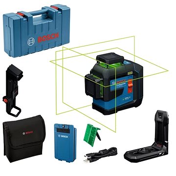 

BOSCH Professional Křížový laser GLL 80-33 G LB10 DK20 0.601.065.501 (1 X3 Ah)