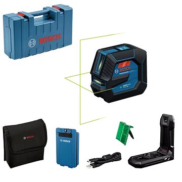 

BOSCH Professional Křížový laser GLL 20-22 G LB10 TP 0.601.065.602 (1 X 3 Ah)
