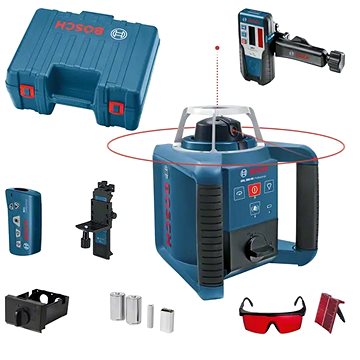 

BOSCH Professional Stavební rotační laser GRL 300 HV + LR 1 Lboxx, 0.601.061.504