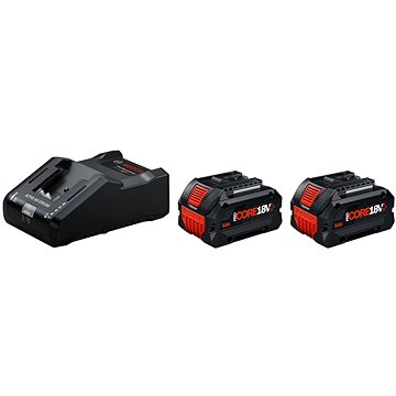 

BOSCH 2 × akumulátor GBA ProCore 18 V + 8,0 Ah + nabíječka GAL 18V-160 1.600.A02.X03