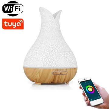 

BOT Smart aroma difuzér B5 - bílá a světle hnědé dřevo 400 ml