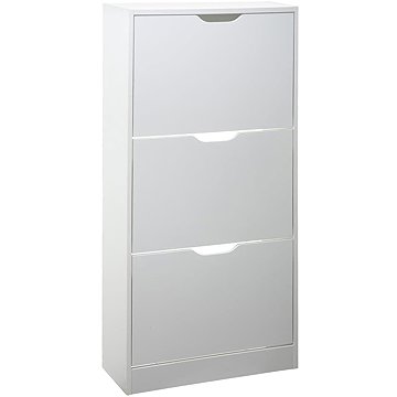 5five Simply Smart Komoda na boty úzká, 60 × 24 × 118 cm, bílá