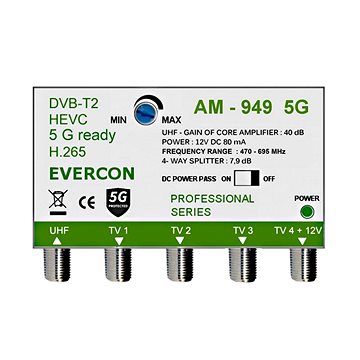

EVERCON anténní zesilovač AM-949 5G bez napájecího zdroje