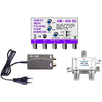 

EVERCON anténní set 20 dB pro 3 TV 424-101-3