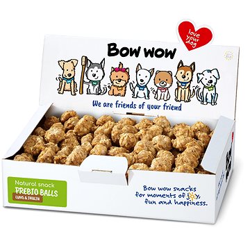 

Bow wow Super Natural Prebio kuličky plíce a inulin 900 g